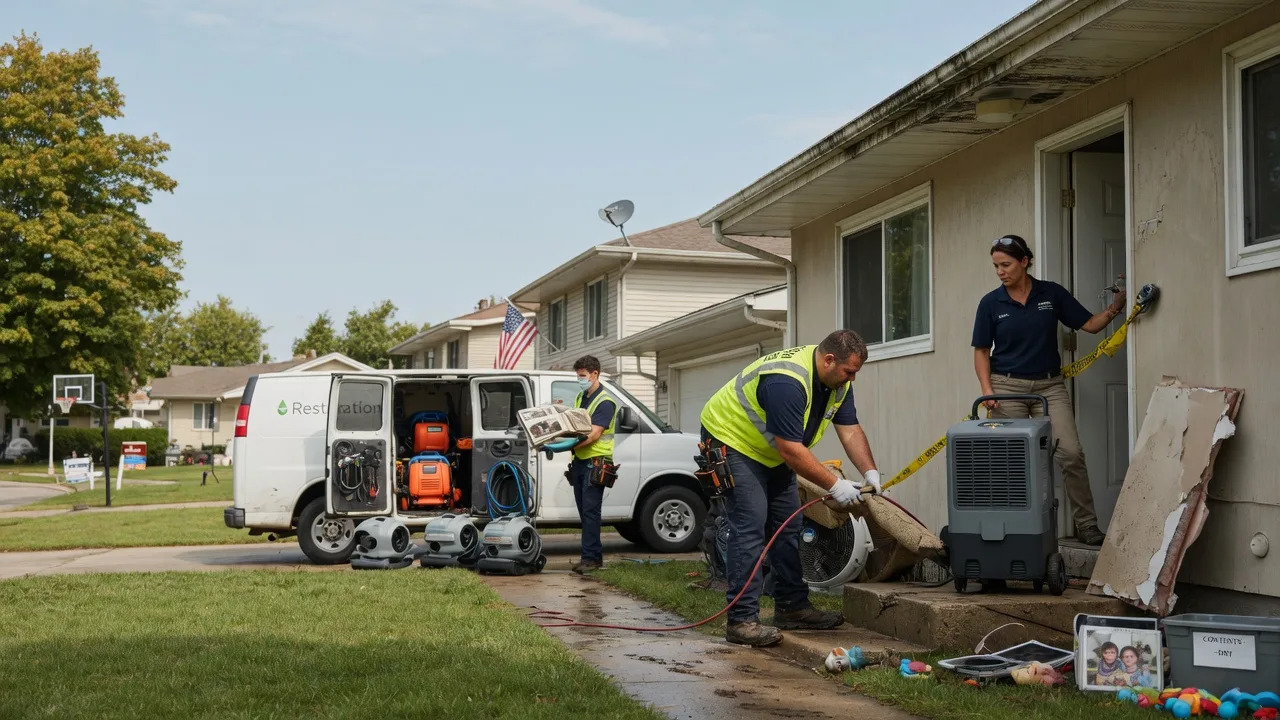 Water Damage Restoration in Caspian, MI near me
